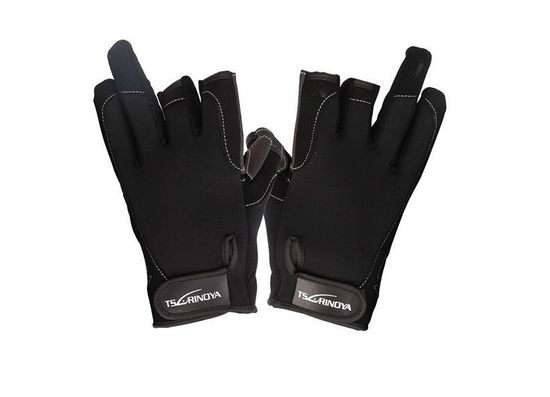 Перчатки Tsurinoya 3-half-finger lure gloves