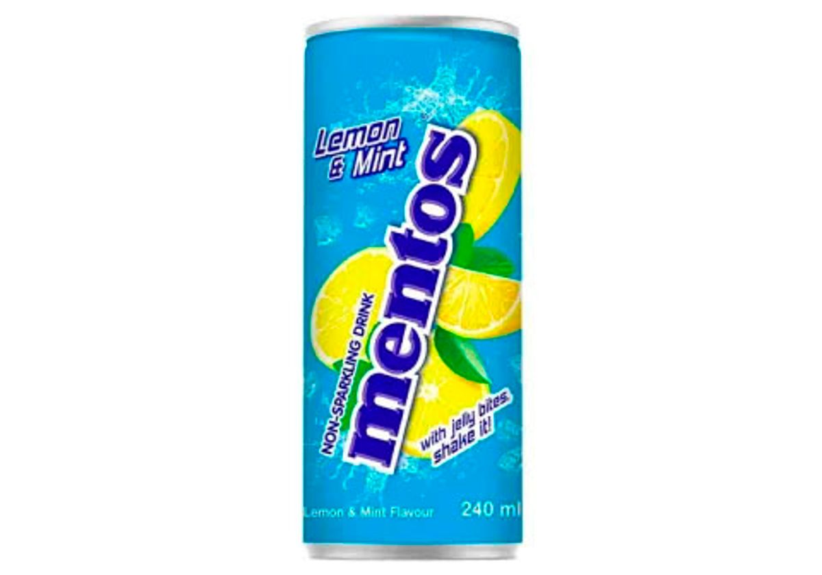 Напиток негазированный Mentos Lemon & Mint, 240мл