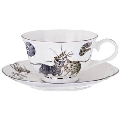 ЧАЙНЫЙ СЕРВИЗ НА 6 ПЕРСОН 15 ПР. "КОТИКИ" 1000/600/300/250 МЛ (КОР=2НАБОР.)
