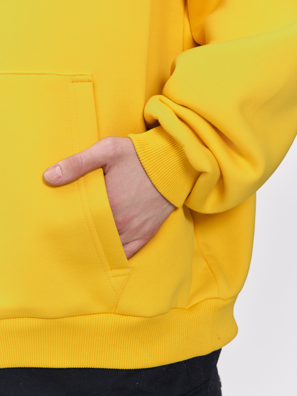 Худи с начесом (желтый)