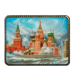 ШК-19/10-D Шкатулка в технике декупаж «Москва» (10х8х3,5)