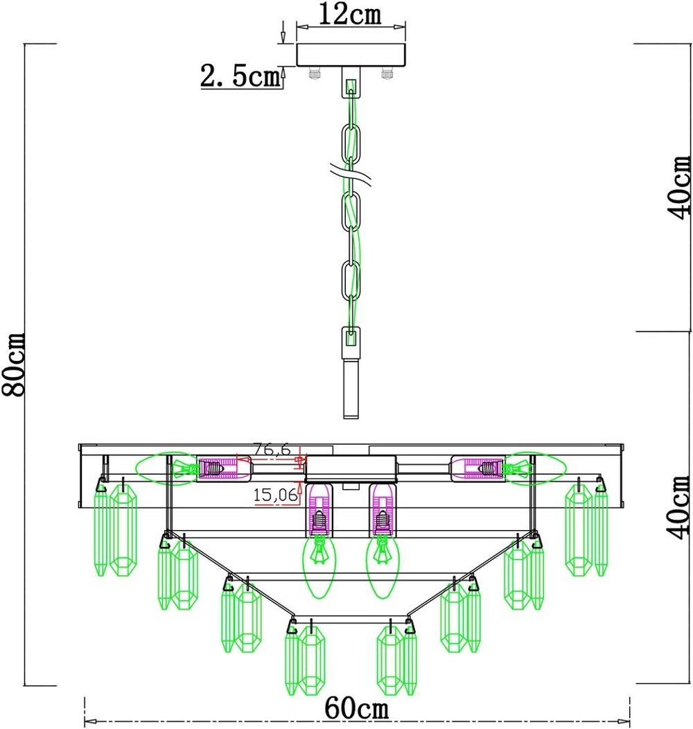 Подвесная люстра Arte Lamp