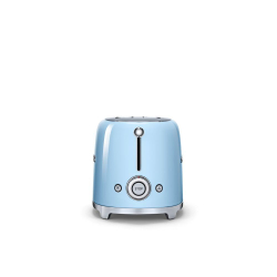 Тостер Smeg Стиль 50-х годов для 2 тостов голубой Италия фото сбоку