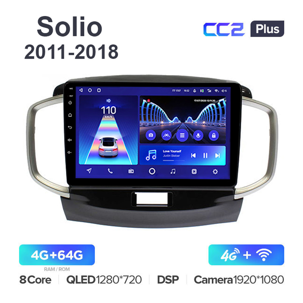 Teyes CC2 Plus 9"для Suzuki Solio 2011-2018