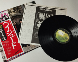 Винтажная виниловая пластинка LP The Beatles Hey Jude (Japan 1976) (Obi) Paperback Writer