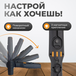 WDK-1054024 Светодиодный аккумуляторный фонарь, 550 Лм