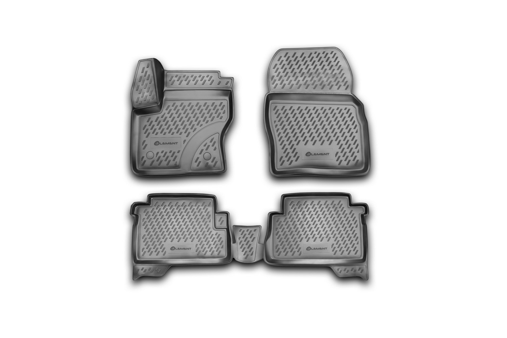 Коврики 3D в салон FORD Kuga (II, IIр) 2013-2016, 2017-2019, 4 шт. Element.CARFRD00009K