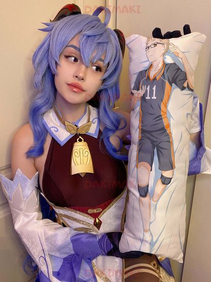 Мини дакимакура Кей Цукишима из Волейбол арт. M0704, 60х20 см