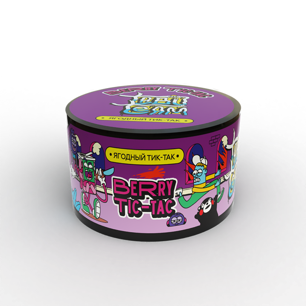 Бестабачная смесь для кальяна Tabu Team - Berry Tic-Tac (Ягодный Тик-Так) 50 гр.