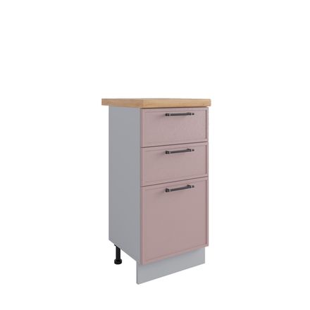 Кухня Модуль МСЯШ 400 Марта Пудра Скин