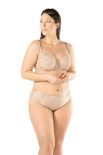 Бюстгальтер Victoria с мягкой чашкой plus size (Размер: 75J) (Цвет: кофейный)