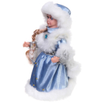 Снегурочка «Волшебный праздник» 30 см в голубой шубке