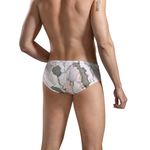 Мужские плавки белые  с принтом Clever CALIPSO SWIMSUIT BRIEF 166301