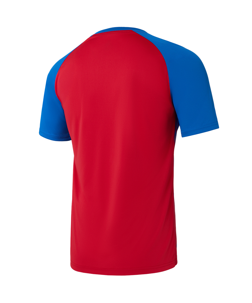 Футболка игровая Jogel Camp Striped Jersey-K, красный R2/синий Z2