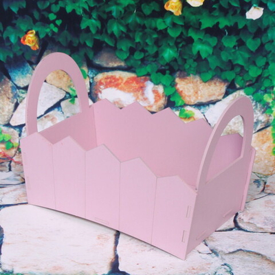 Кашпо из дерева «Корзинка»