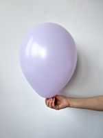 S Шар пастель 12'' / 30 см №32 сиреневый макарун (БГ-17)