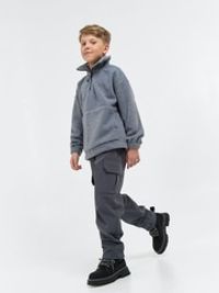 Брюки карго Softshell демисезонные "Графит" 7+