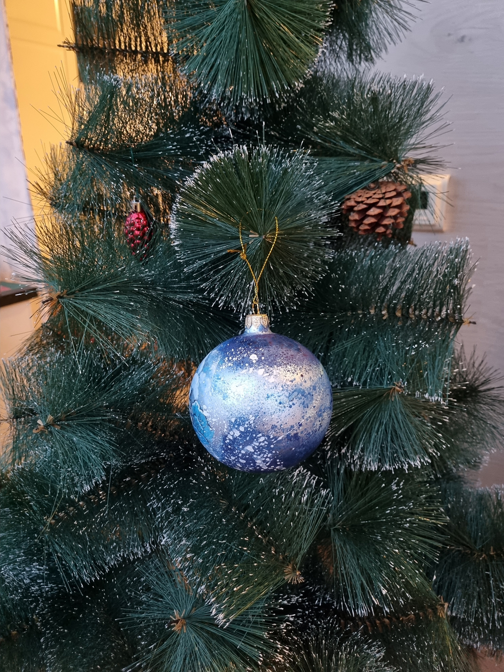 Шар стеклянный "Исакиевский собор",  ручная роспись