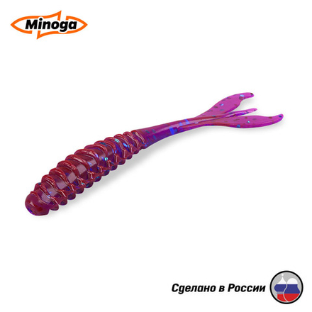 Силиконовая приманка "Minoga" PULSAR 4,0"(6шт) 100мм, 2,9гр, цвет 015
