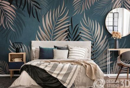 Ночные тропические ветви 300x270 см