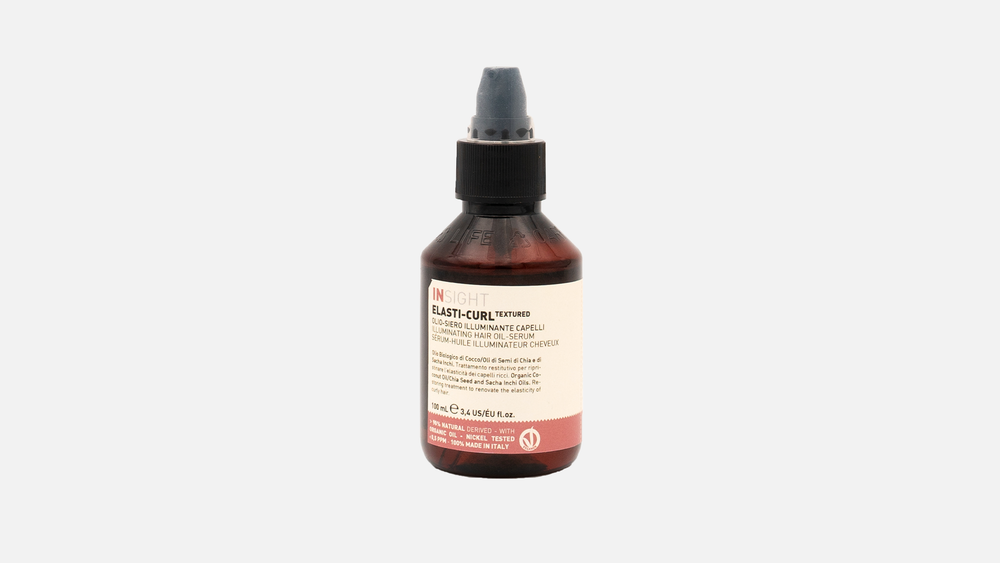 Масло-сыворотка для блеска волос Elasti-Curl Illuminating hair oil-serum, 100 мл, Insight Professional