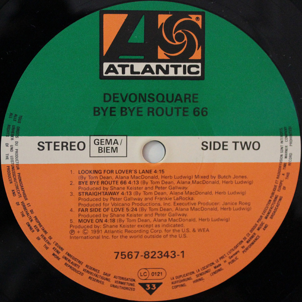 Devonsquare / Bye Bye Route 66 (LP)