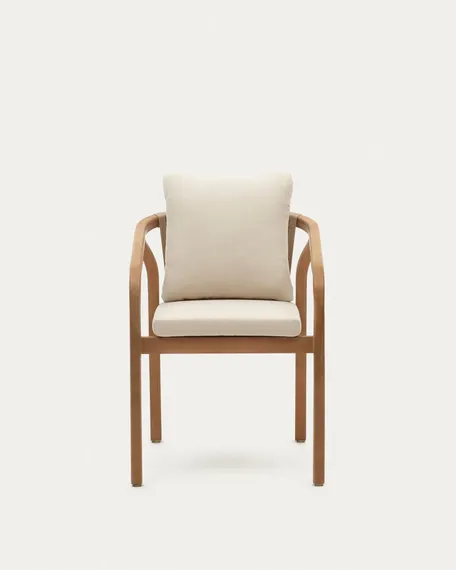 Стул Malaret, массив эвкалипта, бежевый