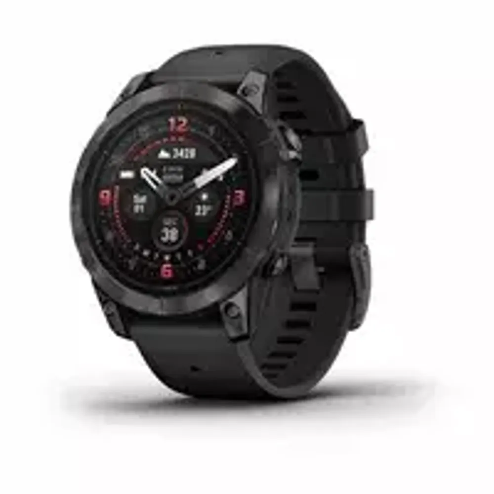 Смарт-часы Garmin Epix PRO (Gen 2) Standard Edition 47 мм, серый, черный ремешок (010-02803-01)