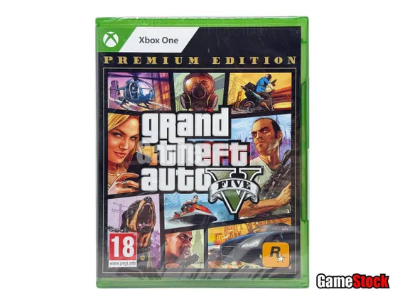Xbox One GTA 5 Premium Edition/Grand Theft Auto 5 (Новый, Русские субтитры)