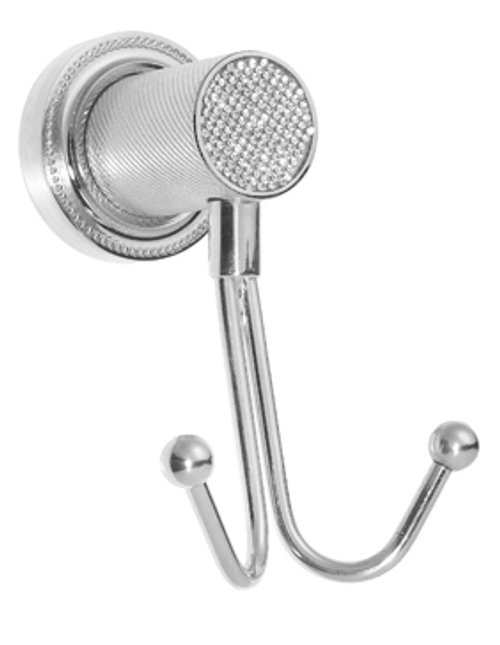 Boheme Крючок двойной ROYALE CRISTAL ХРОМ