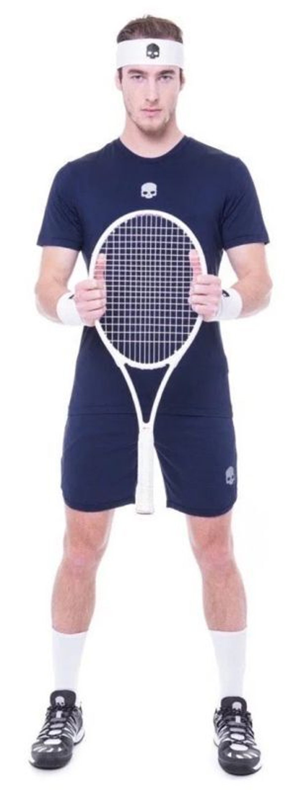 Мужская теннисная футболка Hydrogen Tech Tee Man - blue navy