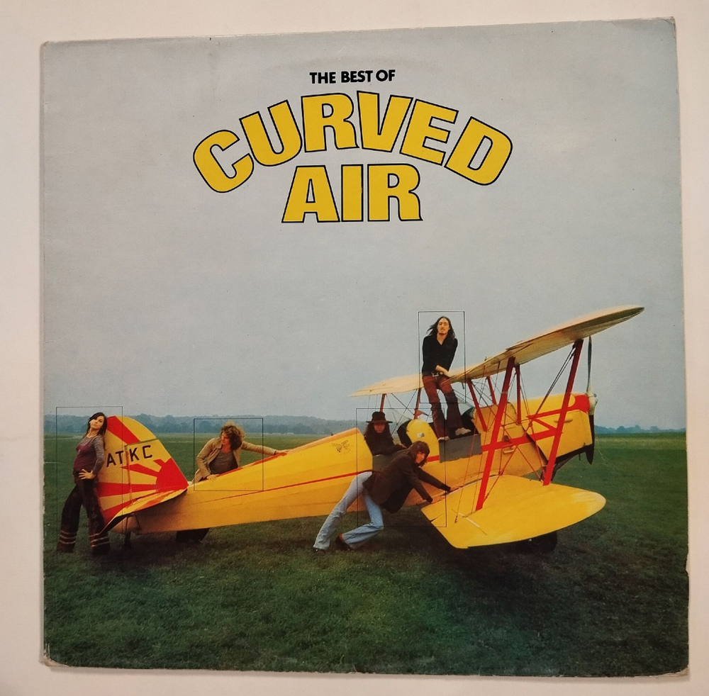Винтажная виниловая пластинка LP The Best Of Curved Air (UK 1976)