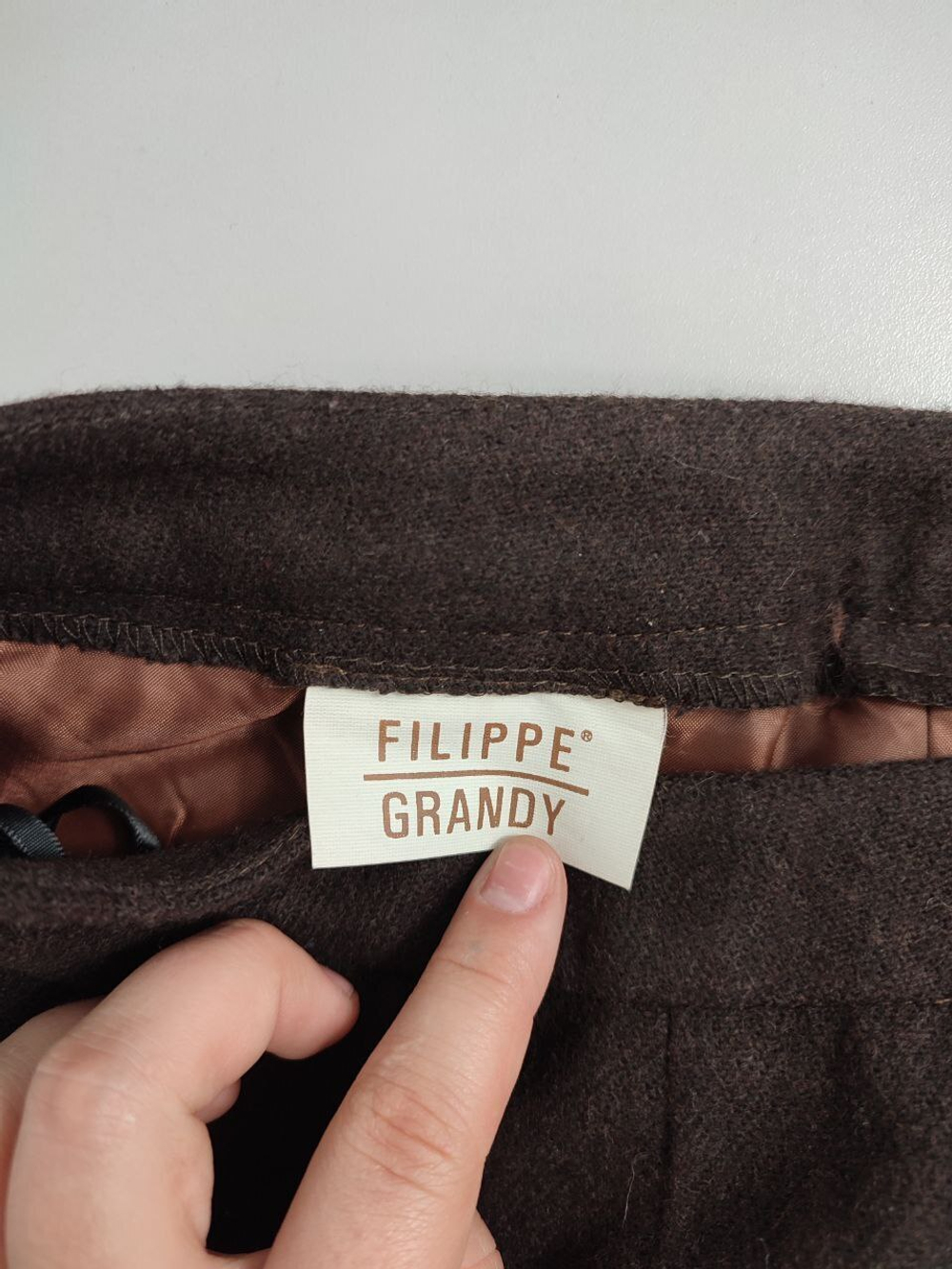 Брюки Filippe Grandy коричневые 44 размер