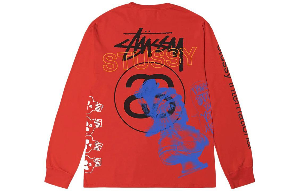 Толстовки Stussy SS23 Test Strike Pigment Dyed Ls Tee S T, 1994915