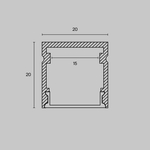 Профиль Led Strip ALM-2020-S-2M