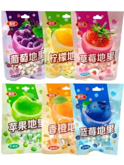 Жевательные конфеты с фруктовым джемом ассорти 33 г * 20 шт