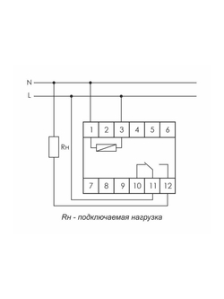 Реле времени PCR-513 8А 230В 1 перекл. IP20 задержка включ. монтаж на DIN-рейке F&F EA02.001.003