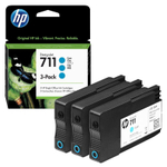 Картридж HP 711 (CZ134A) для DesignJet T120/T125/T130/T520/T525 голубой упаковка 3 шт (3*29 мл)