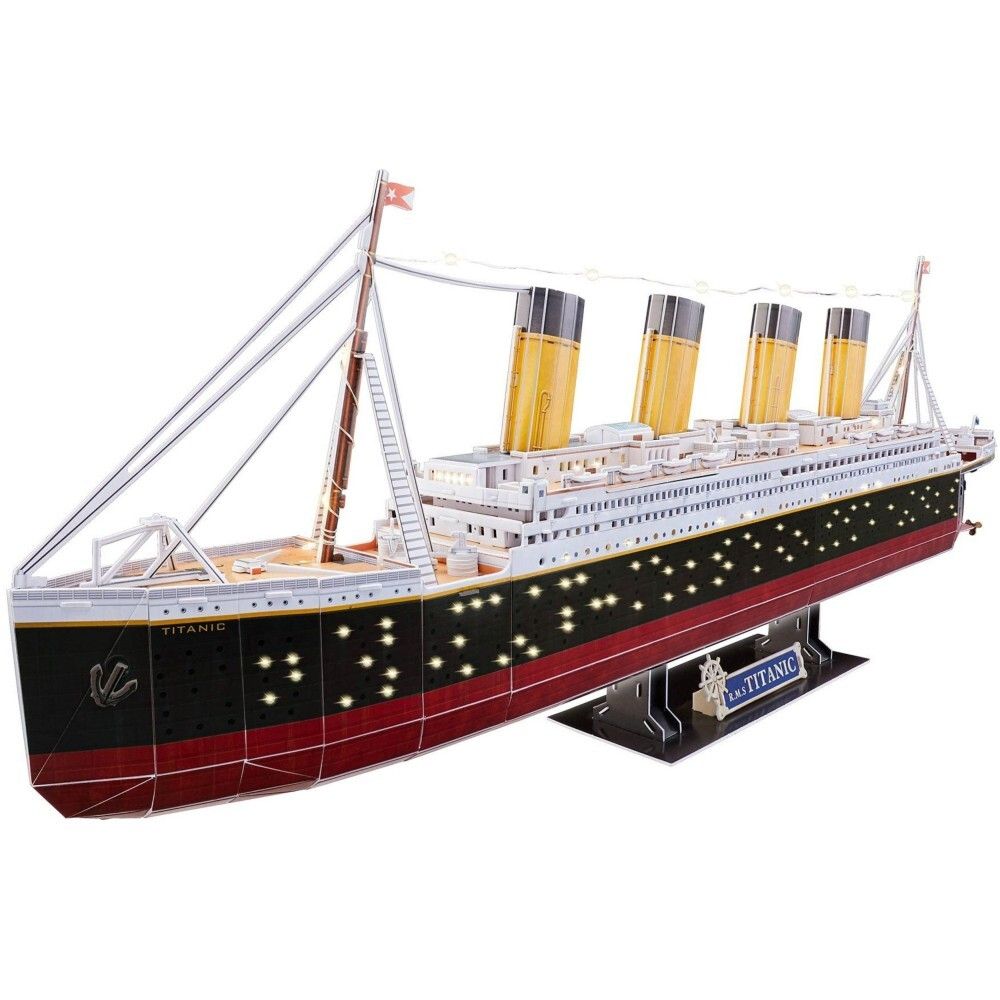 Revell - 3D пазл RMS Titanic LED Edition 266 элементов. 00154 / артикул   00154  / GTIN 4009803001548