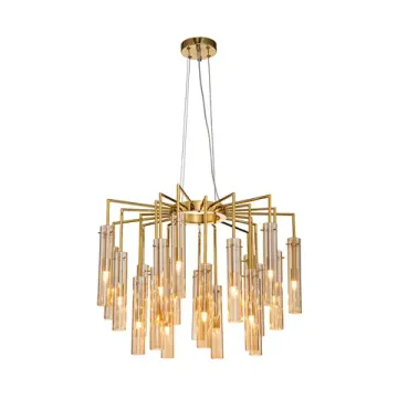 Подвесная люстра 21*G9 4500-21P золото Orgel Favourite