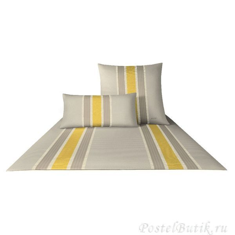 Наволочка 70x70 JOOP! Fashion Stripes желтая Германия
