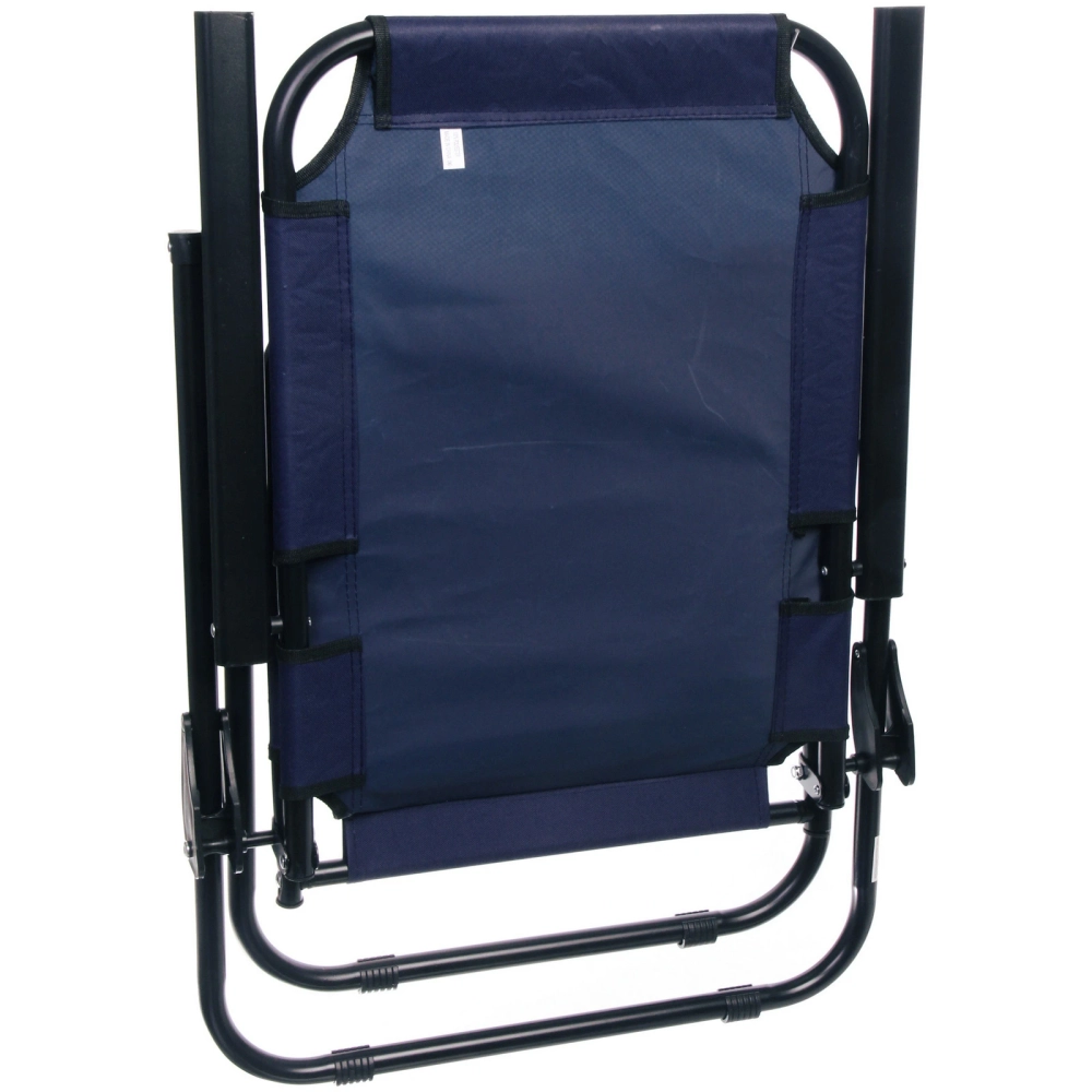 Кресло складное с подлокотниками TFS1608, 54*68*95 см, 3 положения, темно-синий.