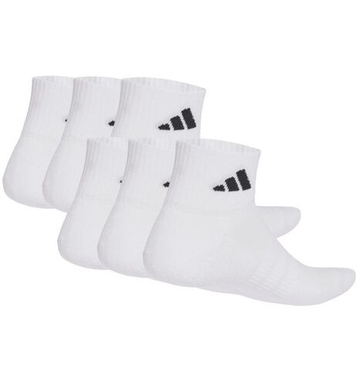 Теннисные носки Adidas Cushioned Essentials Ankle 6P - white/white/black