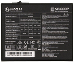 Блок питания LIAN LI SFX1000P (G9P.SP1000P.B000.EU) 1000 Вт