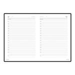 Ежедневник недатированный Альт А5, 136л, обложка твёрдая, Ideal new. Красный