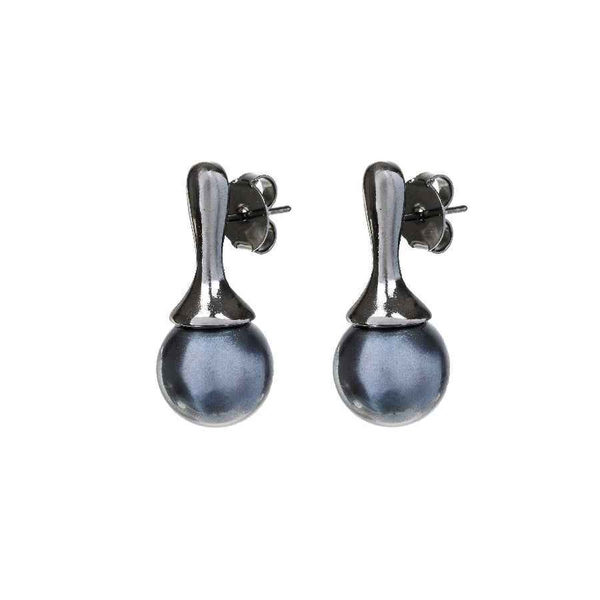 Серьги Possebon Graphite Pearl A0657.3 BW