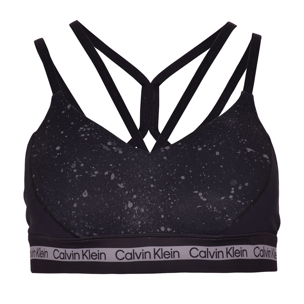 ТОП теннисный Calvin Klein Low Support Sports Bra - черный