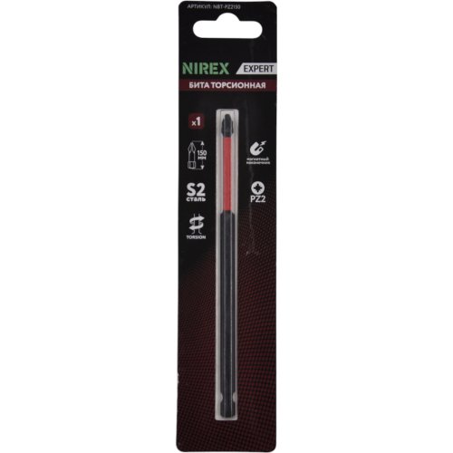 Бита NIREX Expert Torsion PZ 2*150мм NBT-PZ2150