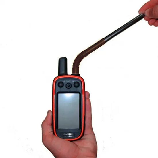 Антенна усиленная телескопическая для Garmin Astro и Alpha 19-105см (Черная)