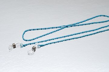 Цепочка голубая 01, 60 см